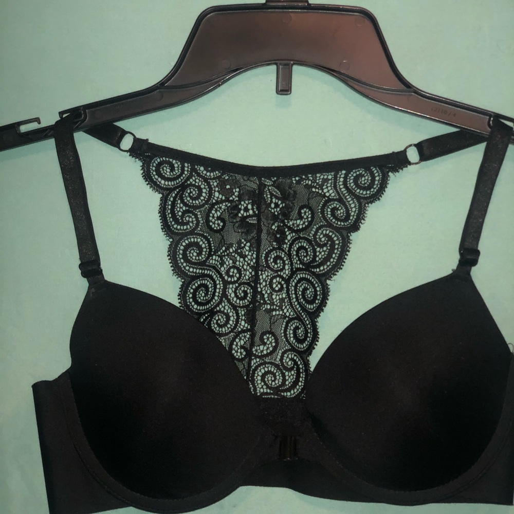 Lace black bra
